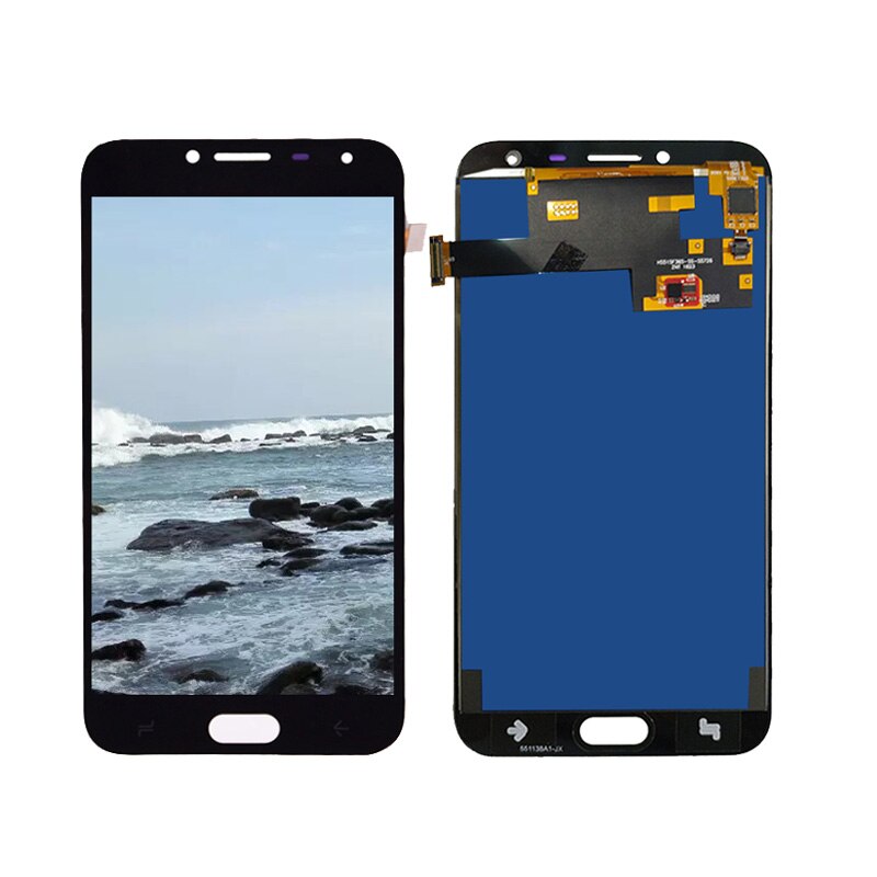 Super Amoled J400 LCD Voor Samsung Galaxy J4 J400 J400F J400G/DS SM-J400F Lcd Touch Screen Digitizer Vergadering j4 LCD J400: TFT Black