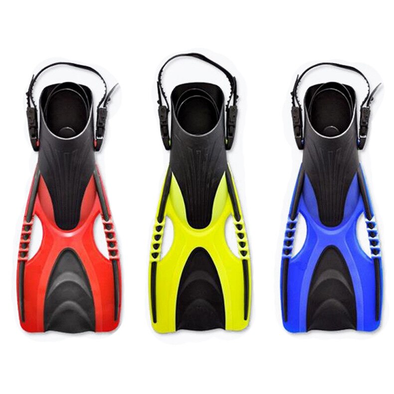 Lightweight Long Fins Diving Fins Swimming Diving Equipment Adult Adjustable One-piece Assisted Long Duck Webs Scuba Swim Fins