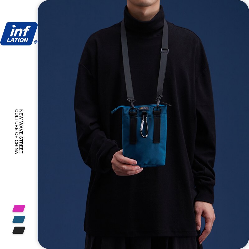 Inflação moda cintura saco para homem com carta impresso alça de ombro saco do mensageiro dos homens viagem sacos de ombro pacote 277ai2019