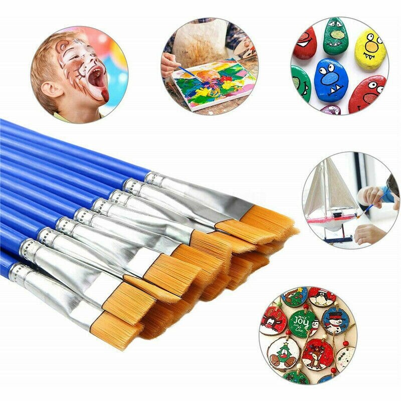 32Pcs Artist Paint Brushes Set Acrylic Oil Watercolour Painting Craft Art Kit
