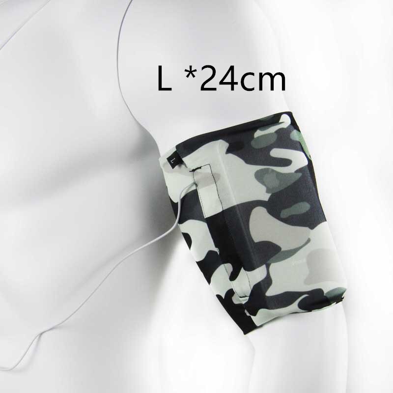 Ultra Dünne Sport Lauf Arm Band Tasche Fall Telefon Brieftasche Halter Außen Beutel Auf Hand Turnhalle Gürtel Abdeckung Für IPhone 12 11 Pro Max: camouflage-L