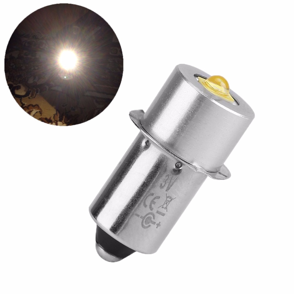 LED Upgrade Bulb For D+C cell flashlights P13.5S CREE XPG2 0.5W 1W 3W 5W 3V DC4-12V/6-24V LED Replacement Torch Bulbs