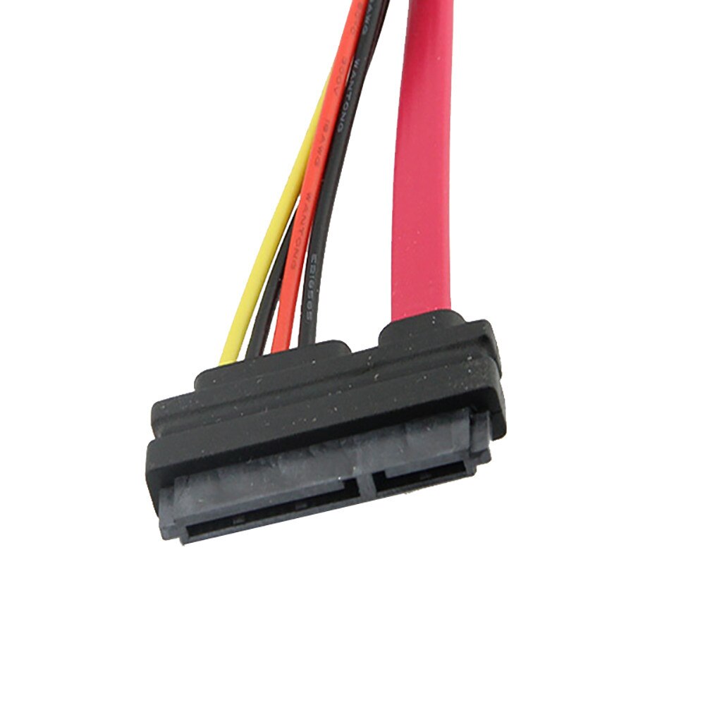30cm 15+7 Pin SATA HDD Extension Cable Data & Power Male to Female #T3