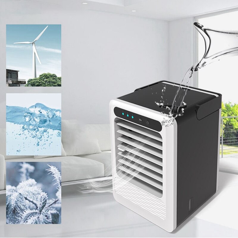 Tragbare Klimaanlage Fan, 3 in 1 Persönlichen Raum Luftkühler, Luftbefeuchter, Reiniger, Schreibtisch Lüfter Persönlichen Tisch Lüfter Verwenden
