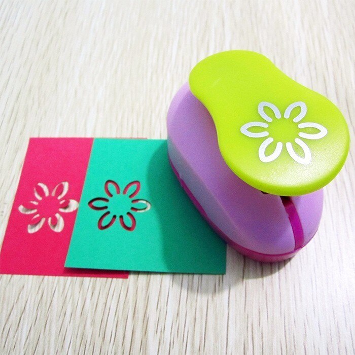 Large Bird A Punch Flower Craft Hole Puncher Scrapbooking Punches Heart Shape Paper Embossing For Card Making 2.3 - 2.5cm: Hollow flower