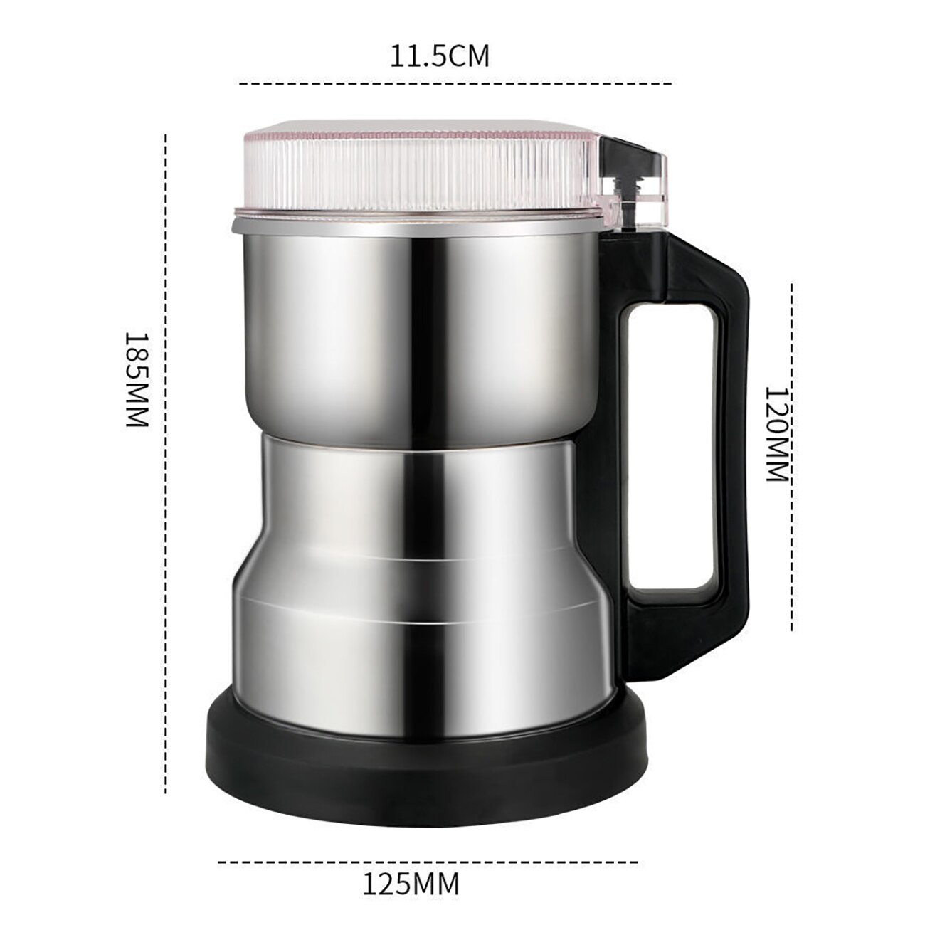 220V 350W Electric Grinding Machine Coffee Bean Materials Grain Grinder Dry Kitchen Cereal Nuts Beans Spices Grains Mill EU