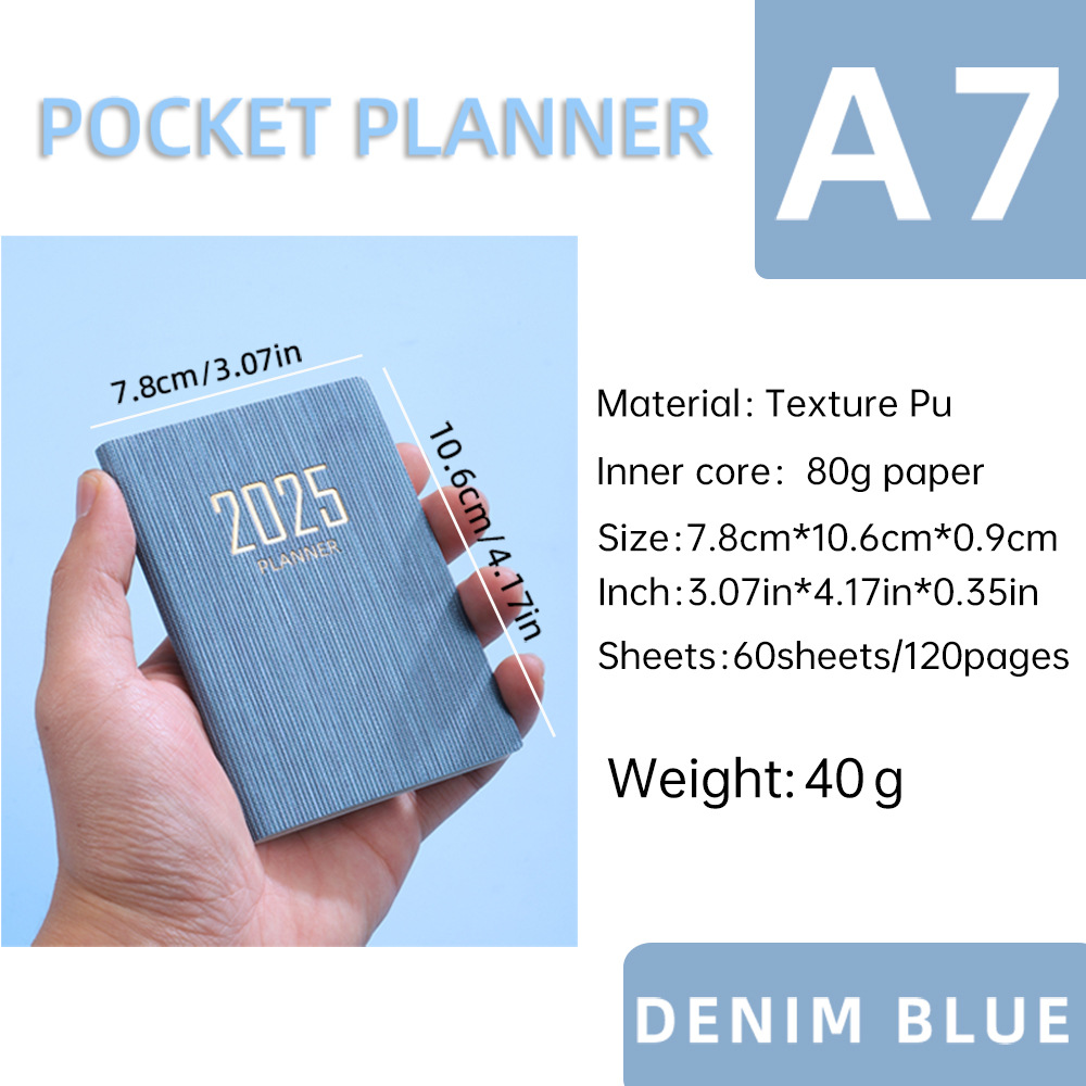 365 Days Planner Notebook Kawaii Diary Pocketbook Daily Weekly Planner Journal Notepad Schedule Agenda Organizer: Light Grey