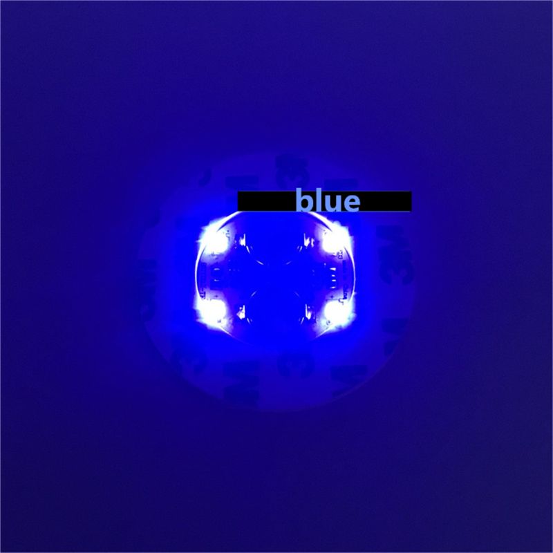 Led Coaster Licht Up Onderzetters Led Fles Lichten Fles Glorifier Led Sticker Y4UD: Blauw