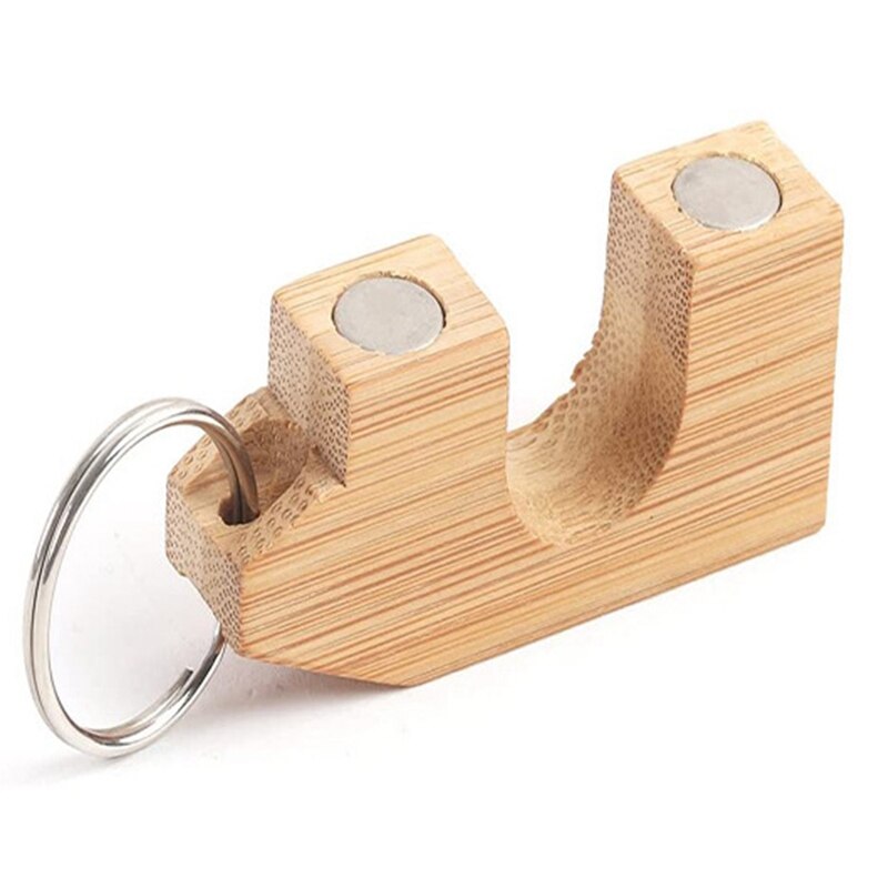 1 pièces Lot Portable bambou mouche pêche magnétique canne garde canne à pêche support