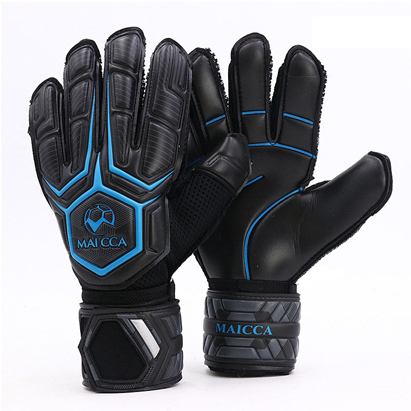 MAICCA Finger Schutz Torwart Handschuhe FußBall Professionelle FußBall FußBall Handschuhe Ausbildung Handschuhe Weiche Verdicken Latex