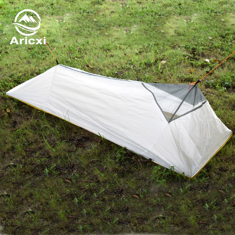 250G Ultralight Outdoor 4 seasons mesh tent Camping Tent Single Person Body Inner Tent Vents mosquito net for fishing tourist
