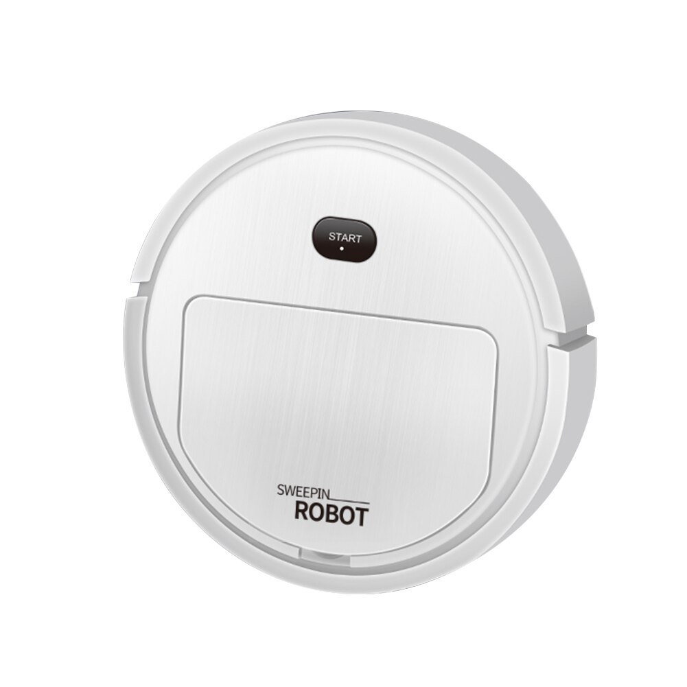 1800Pa Smart Robot Vacuum Cleaner Multifunctional 3-In-1 Auto Rechargeable Floor Sweeping Robot Dry Wet Vacuum Cleaner Machine: White