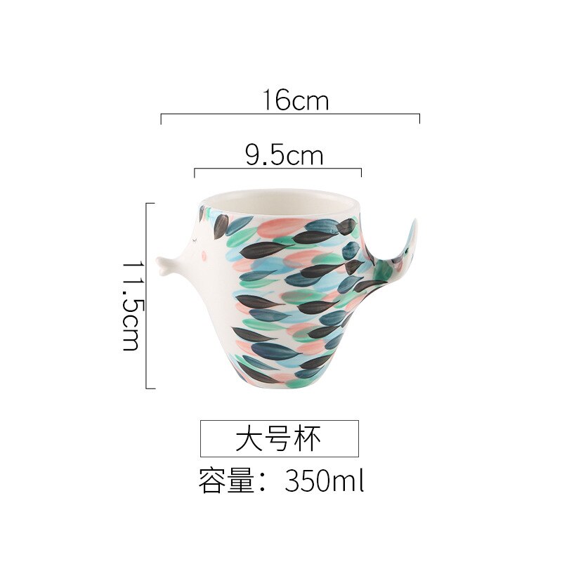 Ceramic Tea Set AfternoonTea Hand-painted Teaset Dessert Dish Snack Plate Coffee Cup Mother's Day Premium Teapot: L cup