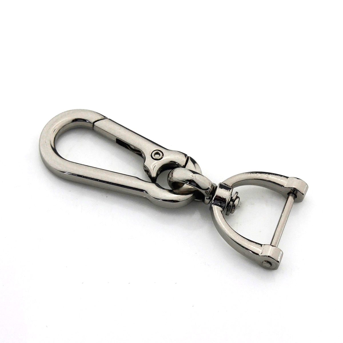 1 stücke Metall Haken Schnalle mit Abnehmbare Offen Schraube D Ring Verschluss für DIY Leder Handwerk Tasche Gurt Gürtel Griff schulter Zubehör