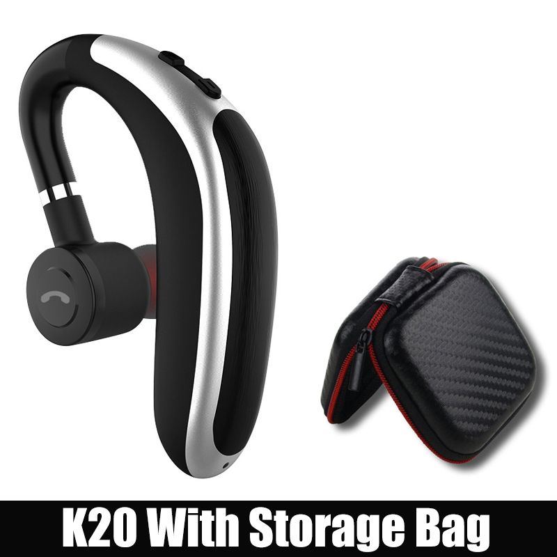 V8S/V9S auricular Bluetooth 5,0 auriculares inalámbricos manos libres de negocios auriculares deportivos estéreo impermeables Haedset con micrófono: Verde oscuro