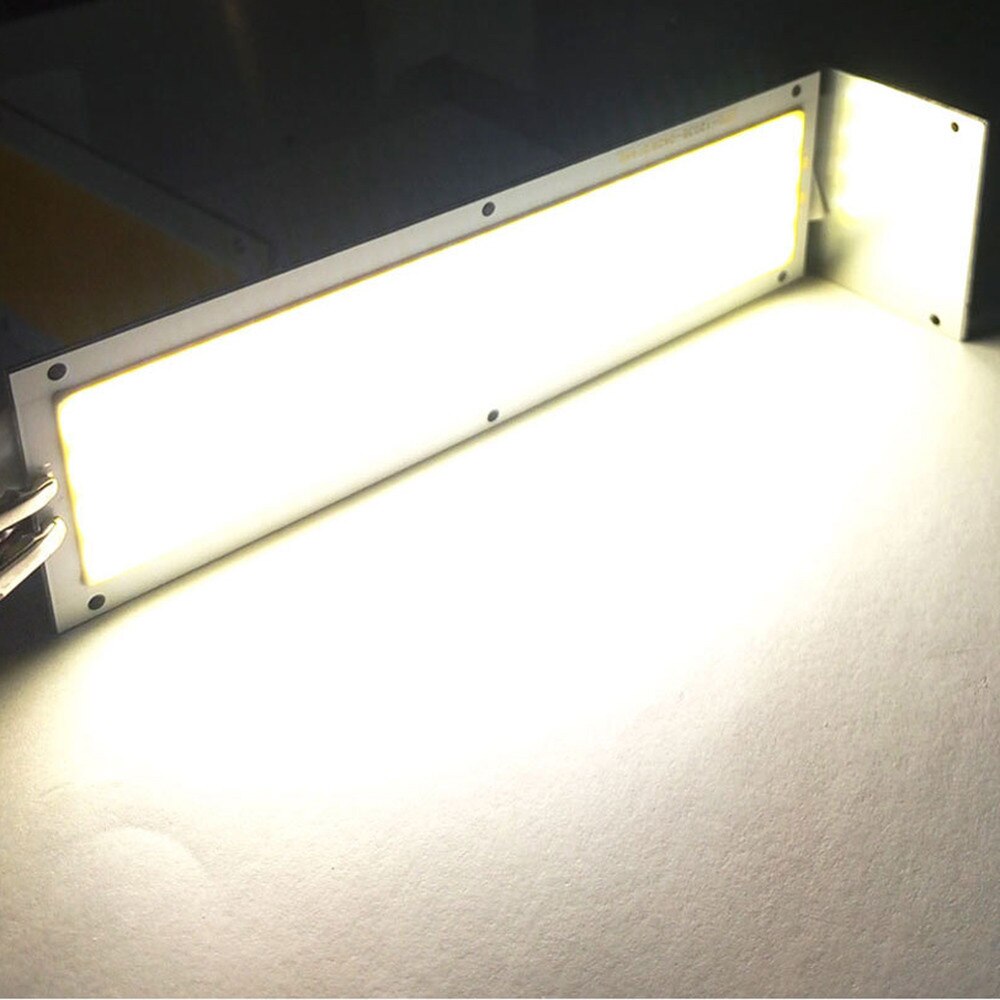 120Mm Cob Lange Lamp Panel Lamp Strip Licht High Power Lamp Chip 12V-24V 1000LM 10W Cob Led Warm/Koud Wit: C