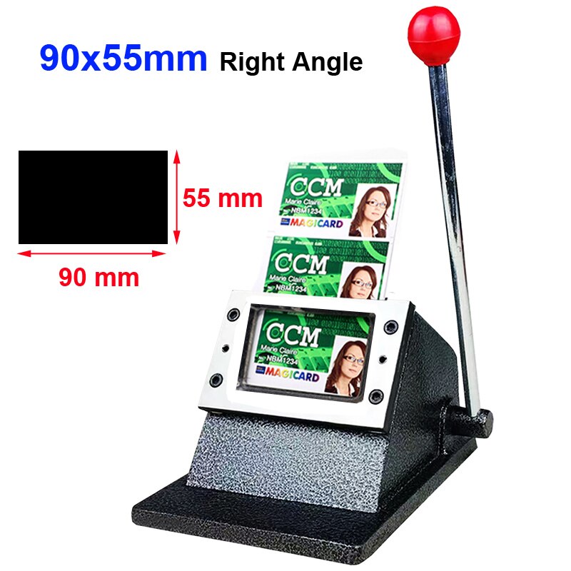 90x55mm Busines Card Right Angle Cutter Paper Card Cutting Machine Manual DIY Handhold Cut Tool Paper Card Hole Punch: 90x55mm Right Corner