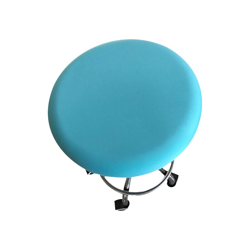Ronde Stoel Cover Barkruk Cover Elastische Seat Cover Stoel Protector Effen Kleur Thuis Stoel Hoes Spandex Chaircover