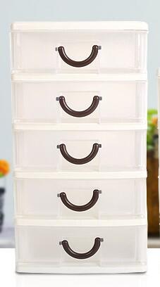 Storage Drawers Mini 2 3 Layers Desktop Drawer Storage Box Sundries Case Small Objects Cosmetics Box Desktop Organizer: white 5 layer