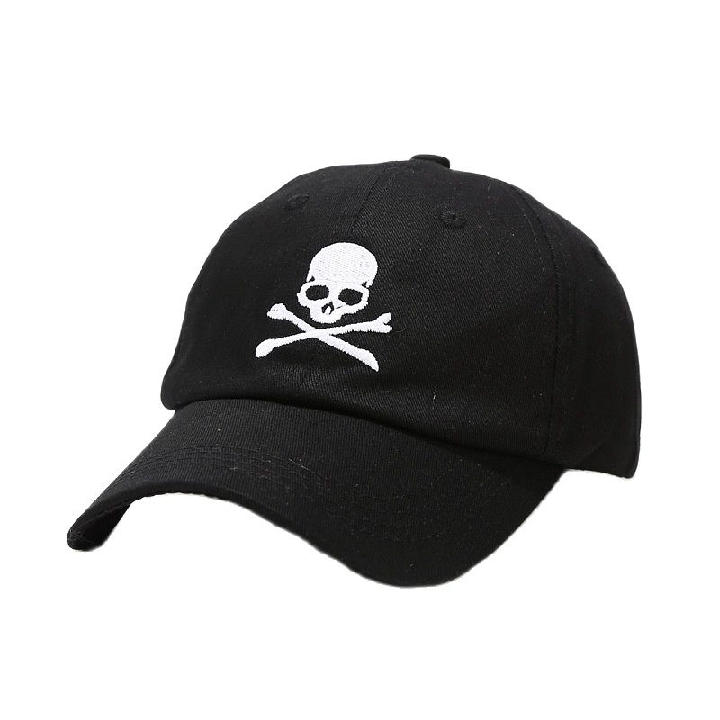 Cool Mannen Vrouwen Skull Print Zonnescherm Baseball Cap Snapback Zomer Buitensporten Zonnebrandcrème Hip Hop Verstelbare Katoen Hoeden