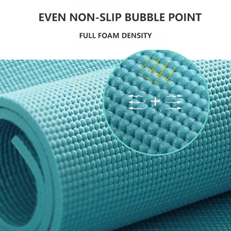 1730*610*6 millimetri pieghevole yoga mat con anti-slip tappeto per linea di posizionamento, adatto per i principianti ambiente ginnastica mat