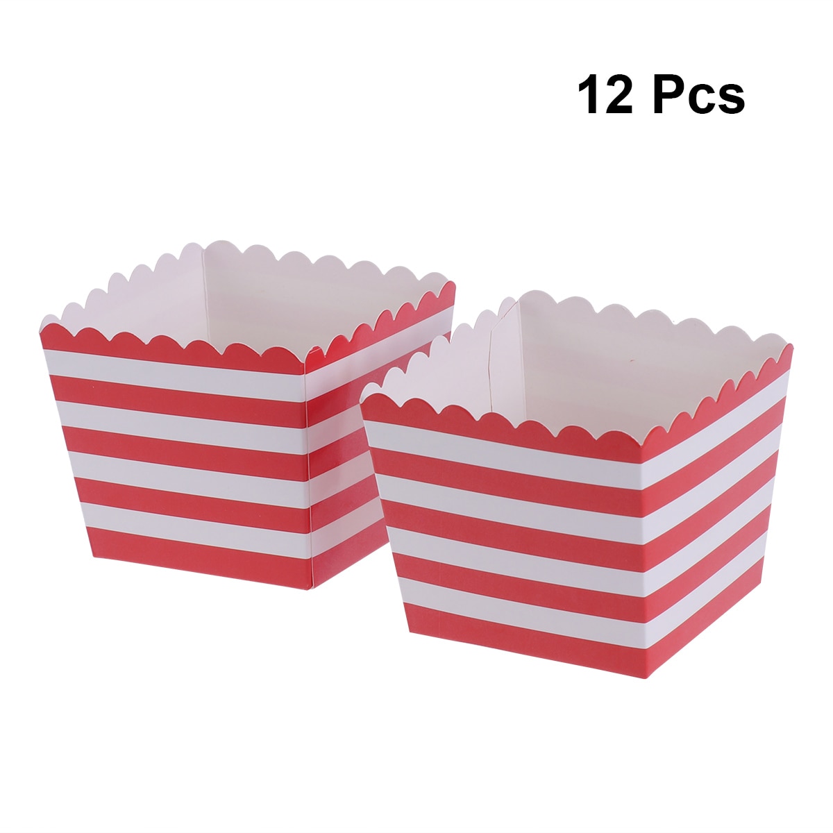 12 Stuks Wegwerp Popcorn Dozen Zakken Snack Popcorn Box Feestartikelen Voedsel Container Servies Voor Baby Shower Verjaardag Gunsten