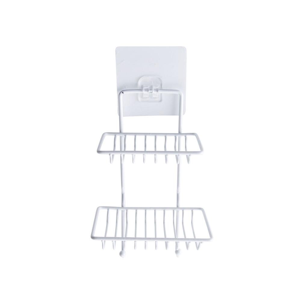 double-layer sucker soap wall hanging soap rack dr... – Grandado