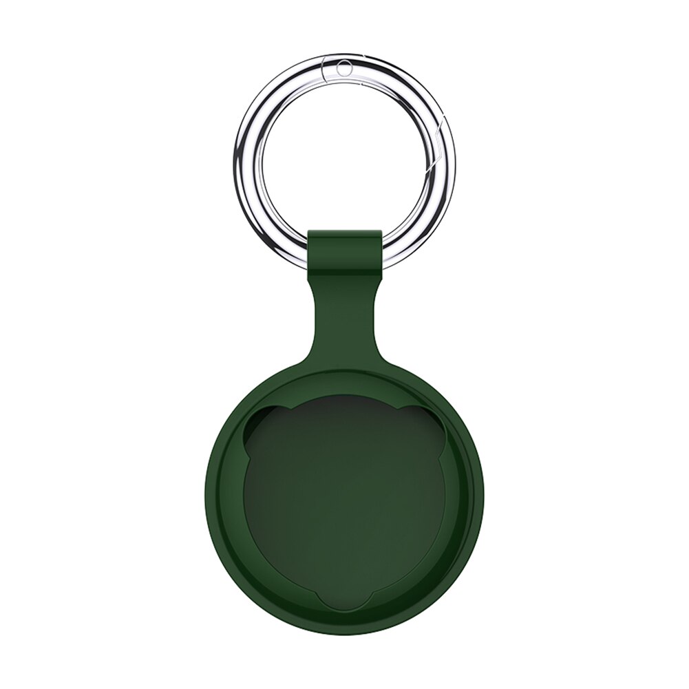 Silicone Protective Case Portable Keychain Protective Sleeve Anti-Lost Device Protector Cover for Apple Airtags Locator Tracker