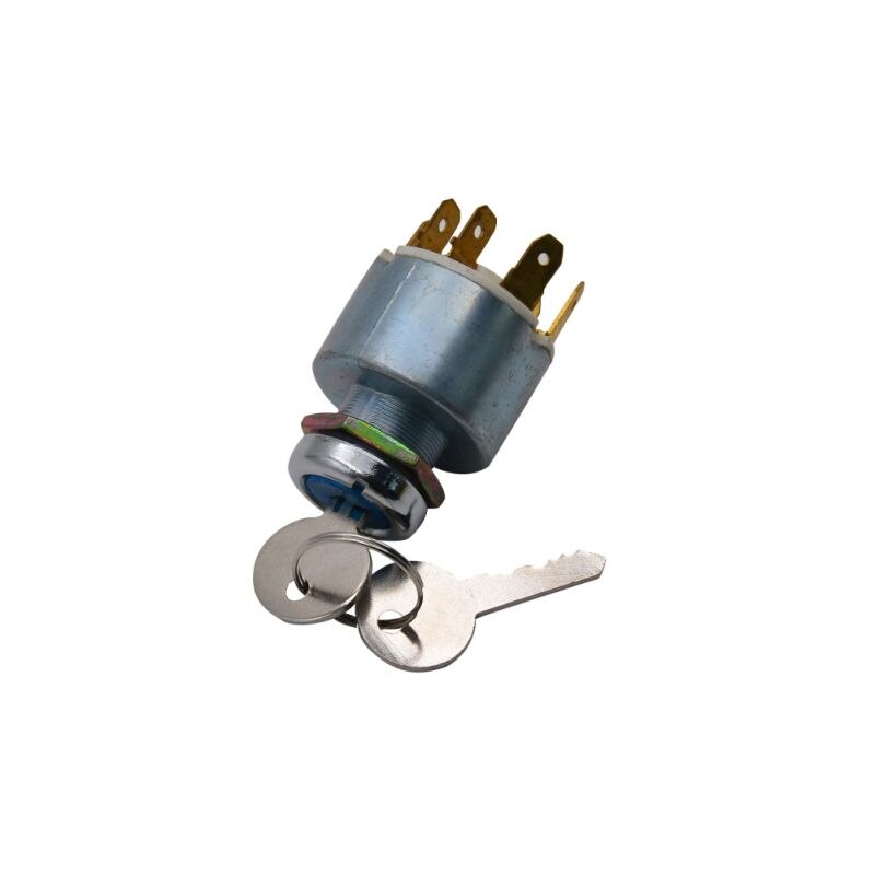 Auto Motorcycle Ignition Starter Switches Controls 4 Position With 2 Keys Universal Door Lock Cylinders 12v