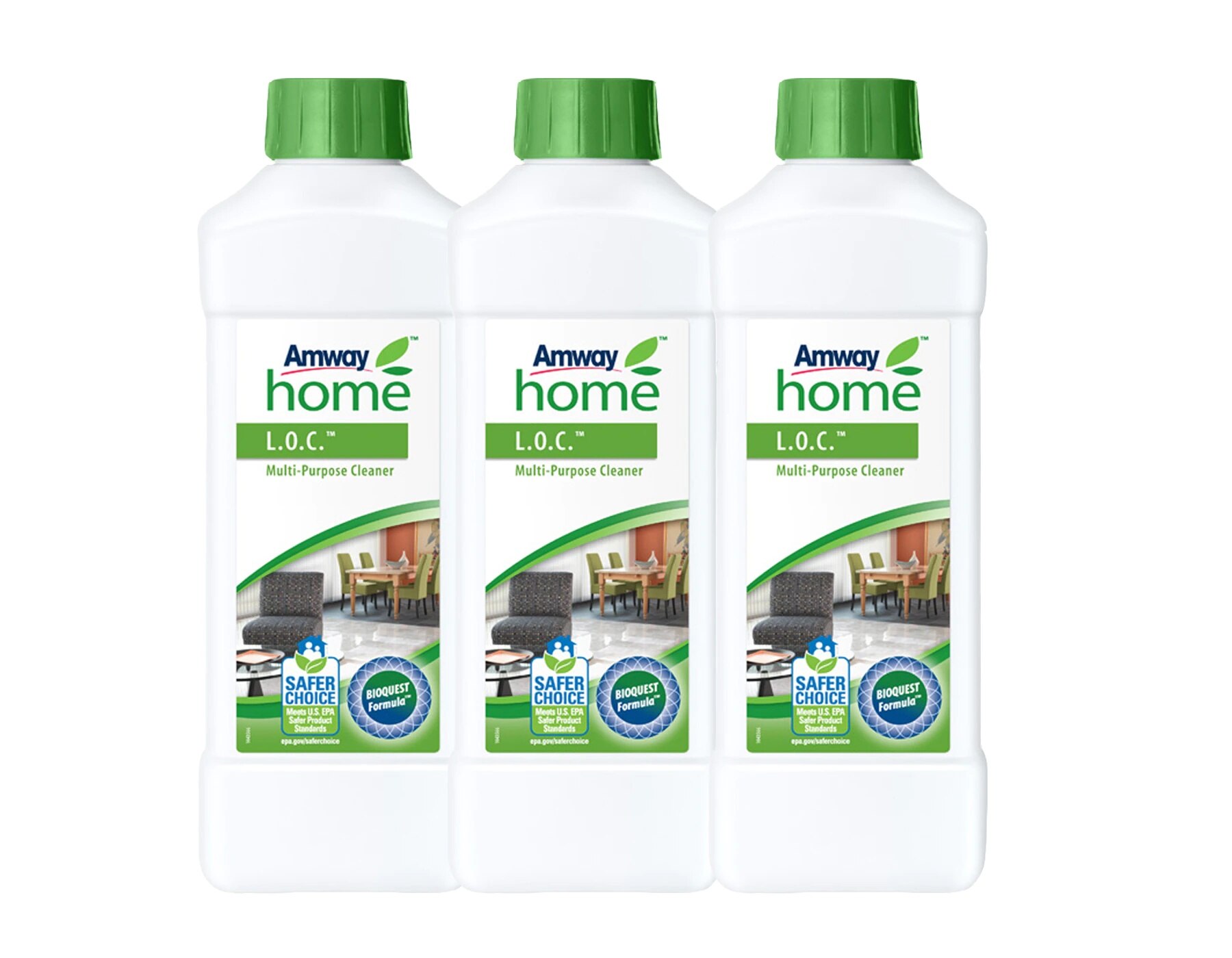 Amway-limpiador multiusos Loc para el hogar, 3x1 L, limpiador General, limpiador de superficies, ultralimpieza