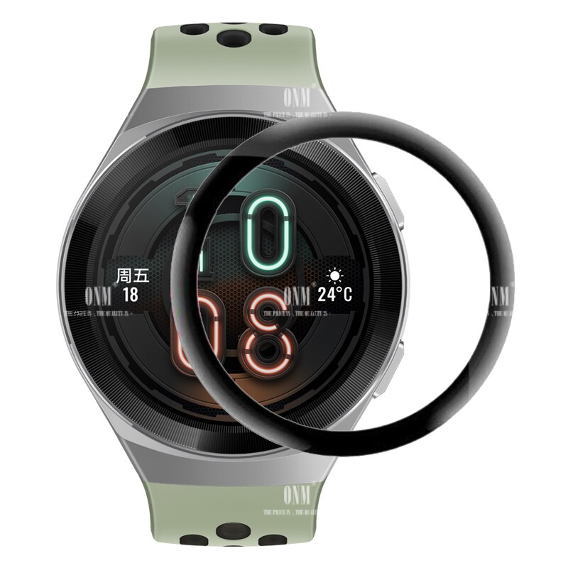 GT2E 5D Gebogene Rand Vollen Abdeckung Weichen Schutzhülle Film Abdeckung Für Huawei Uhr GT 2e Sport Vitalität Bildschirm Schutz (nicht Glas)