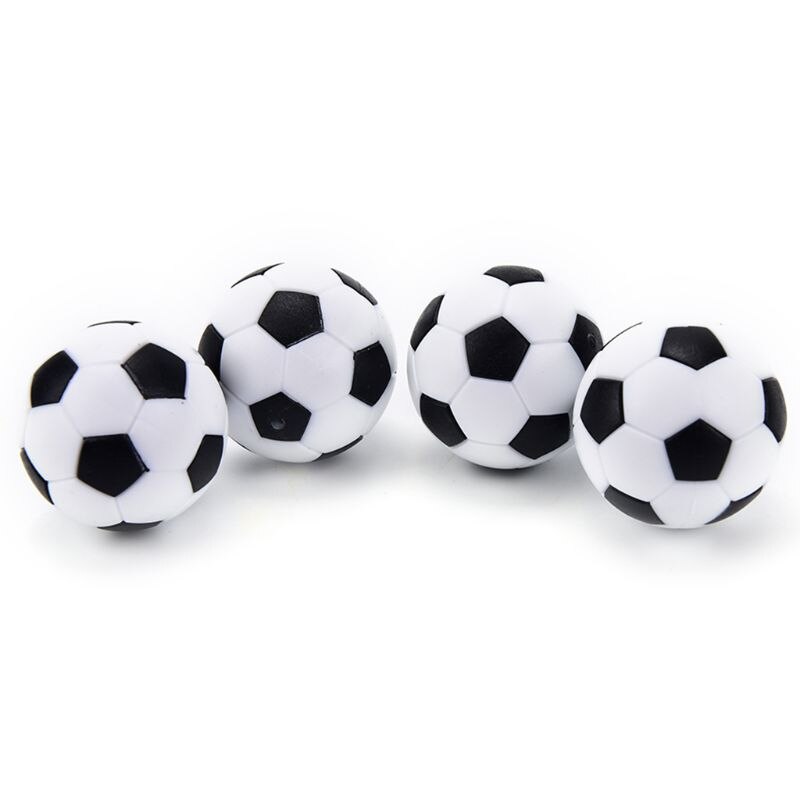 6 stk 32mm bordfodbold fodbold fodbold fodbold maskine tilbehør udskiftning mini sort og hvid bold børn indendørs spil