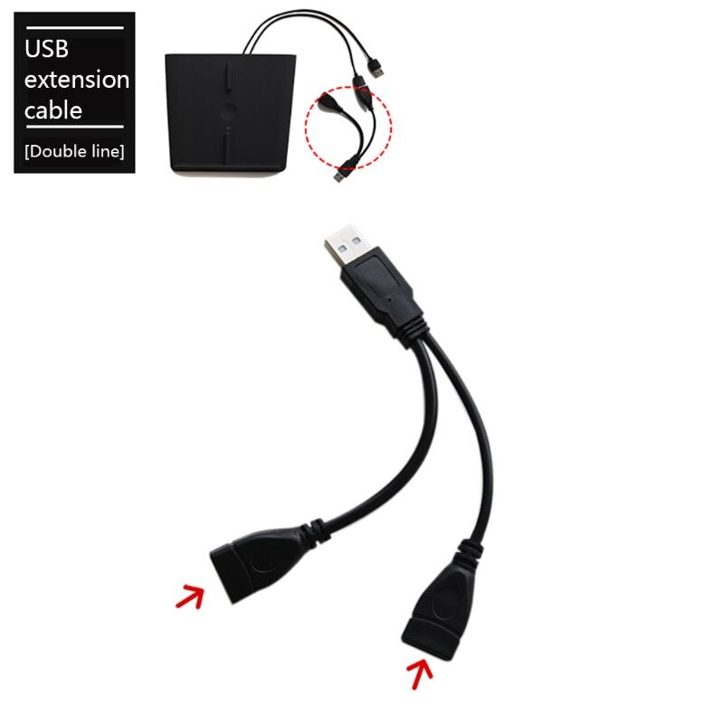 USB Extension line Cable Charging Car For Tesla Model 3 Wireless Charger