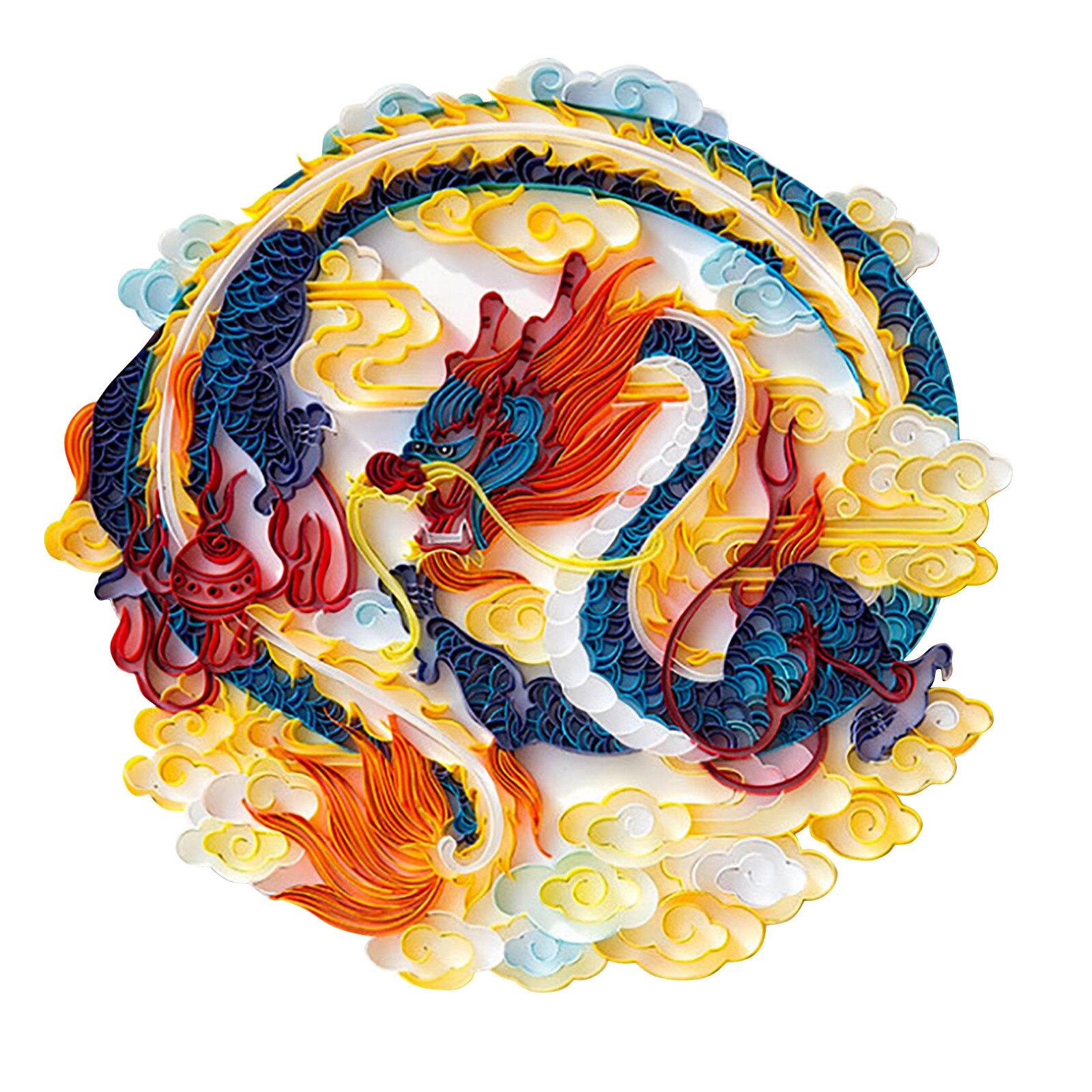 DIY 3D Quilling Paper Filigree Paintings Handicraft Set for Wall Decor Crafts DIY Quilling Paper Kits