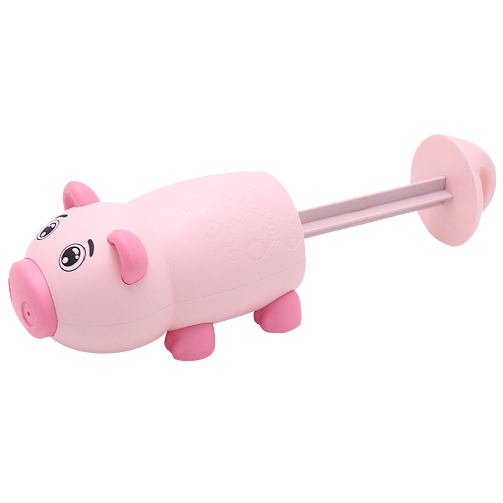 1Pc Lovely Pig Shaped Water Blaster Plastic Drawing Water Shooter Toy Summer Swimming Pool Beach Toy (Pink)
