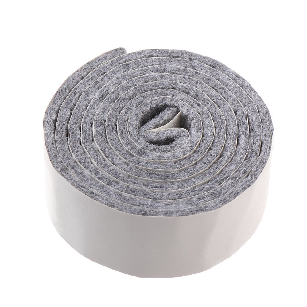1Roll 100cm Self-Adhesive Anti-slip Mat Felt Furniture Leg Pad Floor Protector Wear-resisting Table Chair Leg Bumper Sticker Pad: 5cm / grey