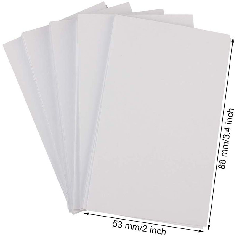 Business Card Paper 500-Count Index Cards Paper Blank Playing Paper Cards Name Cards Paper (White)