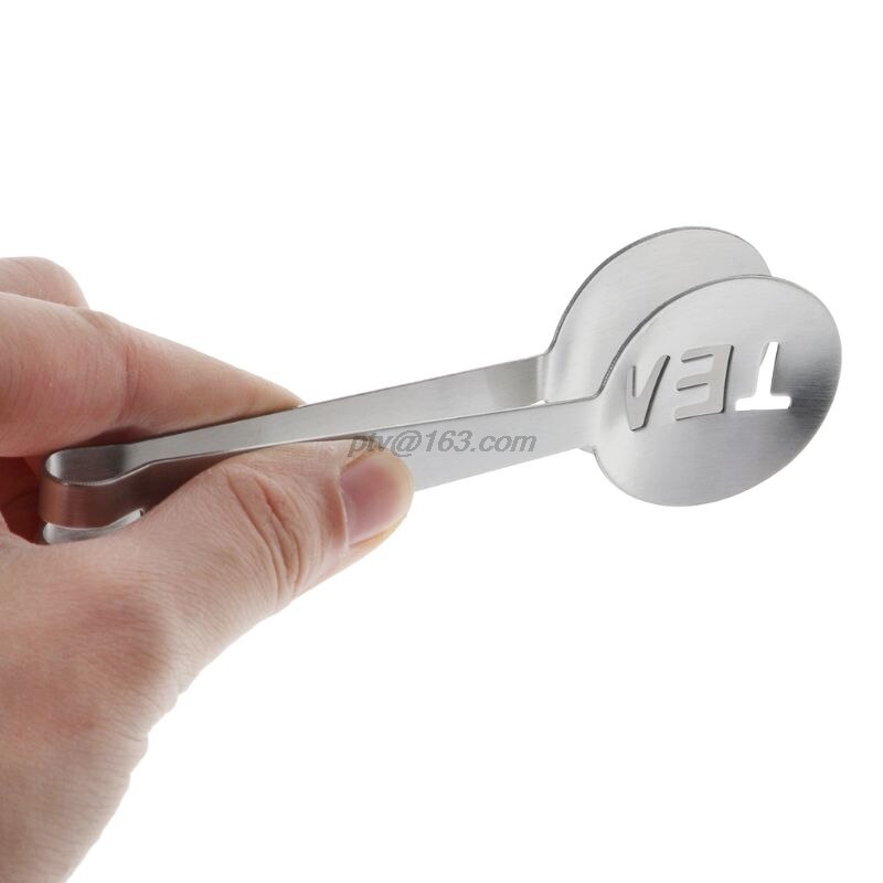 Roestvrij Staal Voedsel Toast Tang Broodrooster Bacon Sugar Ice Theezakje Squeezer Tong Grip Houder Clip Home Kitchen Tool