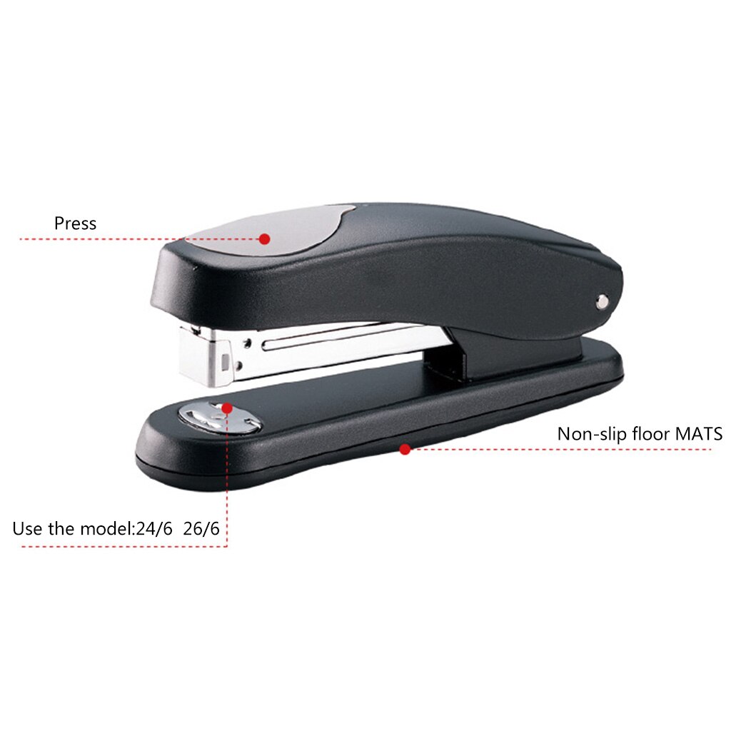Metal Iron Heavy Duty Stapler Paper Book Binding Stapling Machine 24/6 26/6 Labor Saving School Office Supplies Stationery