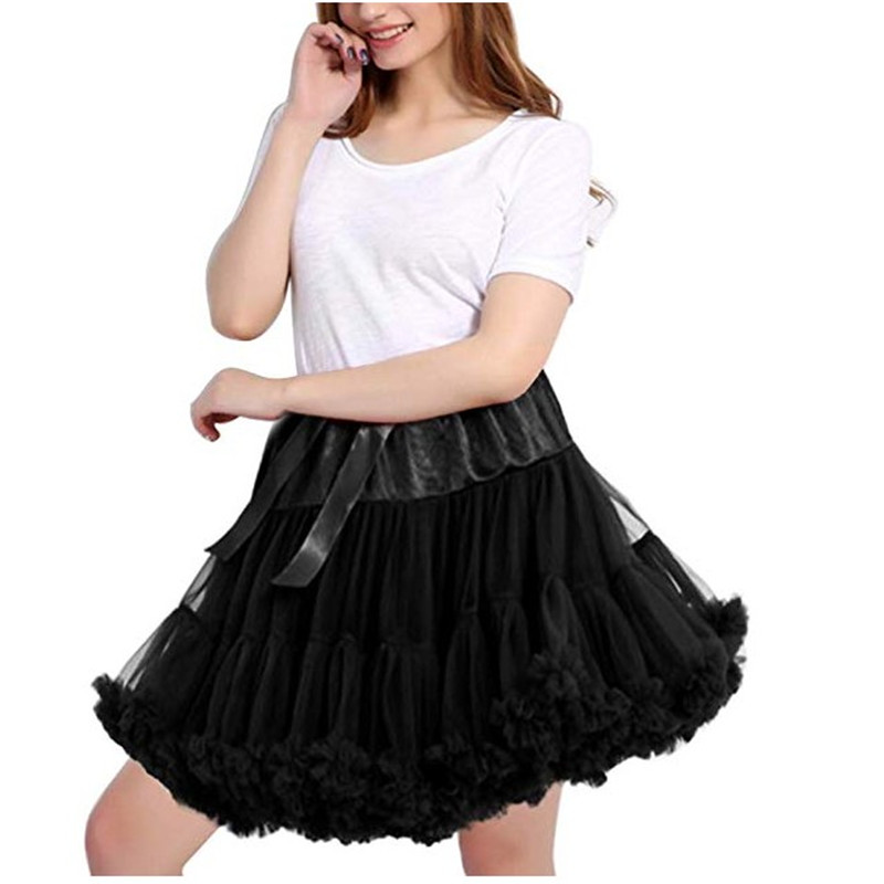 Baumwolle Petticoat solide Ballett Felsen einfach zu passen jacke Shirt Gamaschen Chiffon Felsen trikot