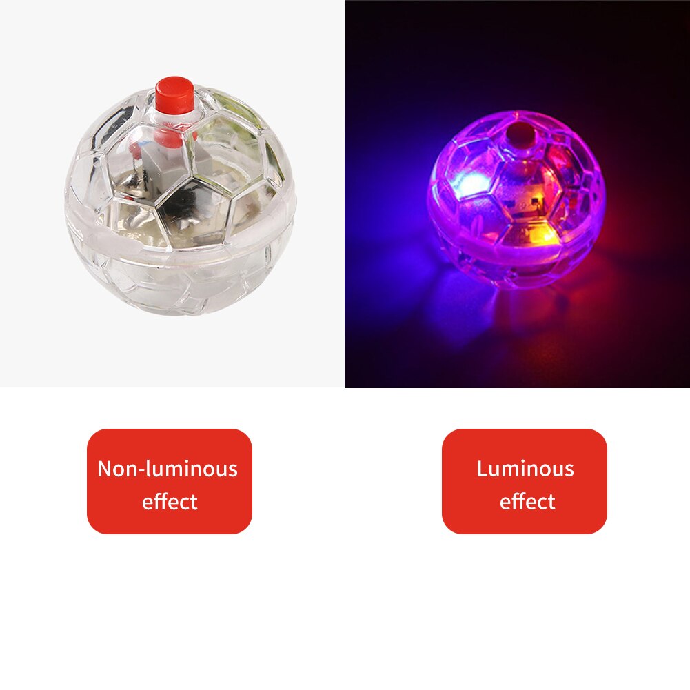 3pcs Cat Flash Ball Led Colour Changing Battery Powered Paranormal Equipment Ghost Motion Light Up Pet Toy Interactive
