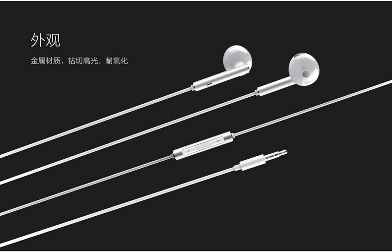 Original Huawei Kopfhörer Metall Headset W/ Mic Control 3,5mm Ohrhörer für Mate 30 20 20x P30 Mate 20 ehre 10 20 20i V10 V20 9 P8