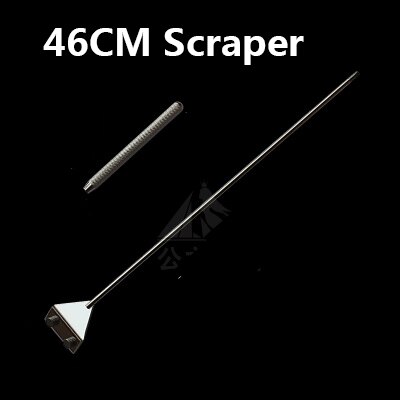 Aquarium recht gebogen pincet schaar algenkrabber roestvrij staal aquarium planten gereedschap: 46cm schrapers