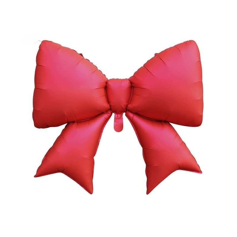 Store sløyfefolieballonger hvit blå rosa rød gull sløyfeballong babyshower gutter jenter kjønnsavsløring bursdagsfestdekorasjoner: Rød