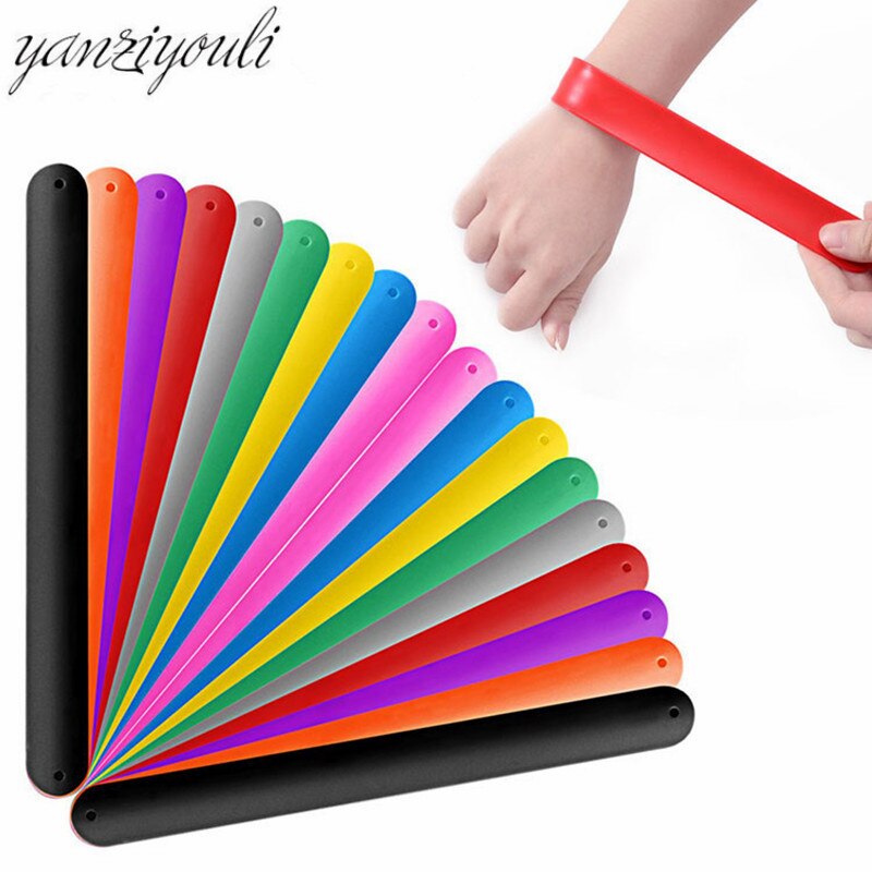 Kid Children Girl Boy Star Printing Colorful Unicorn Wristband Flexible Wrap Slap Bracelet Animal Enfant Bangle Women Men