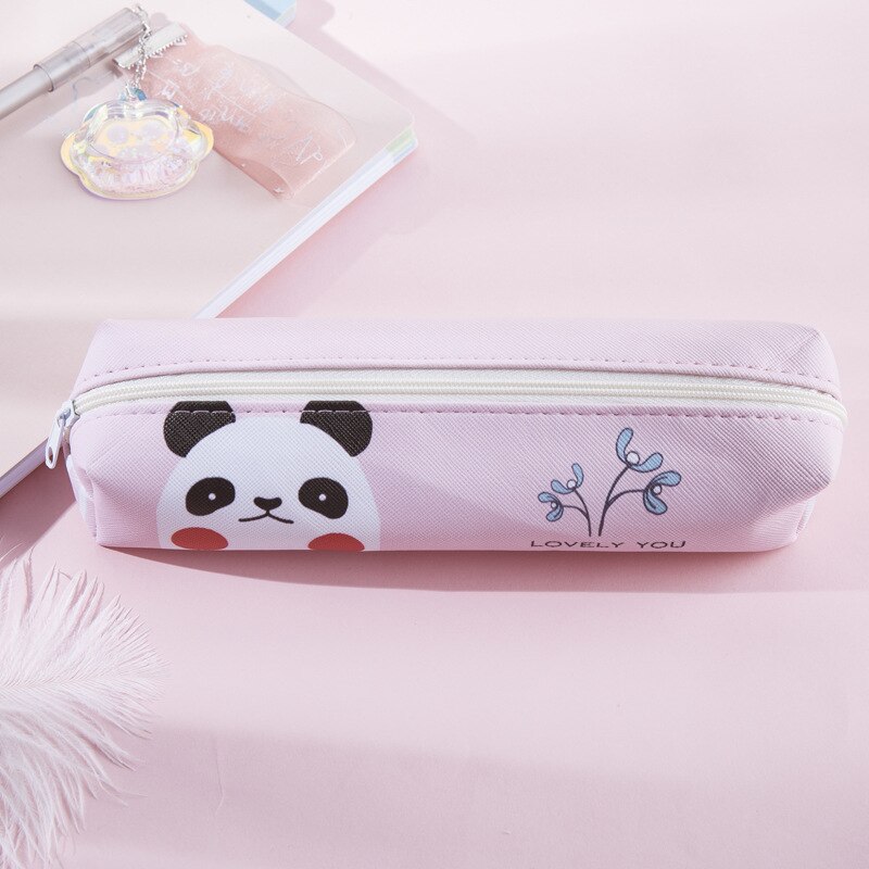1PC Cute Panda Cat Pencil Case Pencil Bag School Office Supply Student Stationery