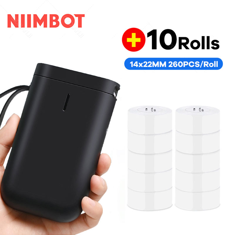 Niimbot D11 Bluetooth Thermische Labelprinter Label Marker Sticker Papierrol Productie Datum Zelfklevende Naam Tag Impresoras