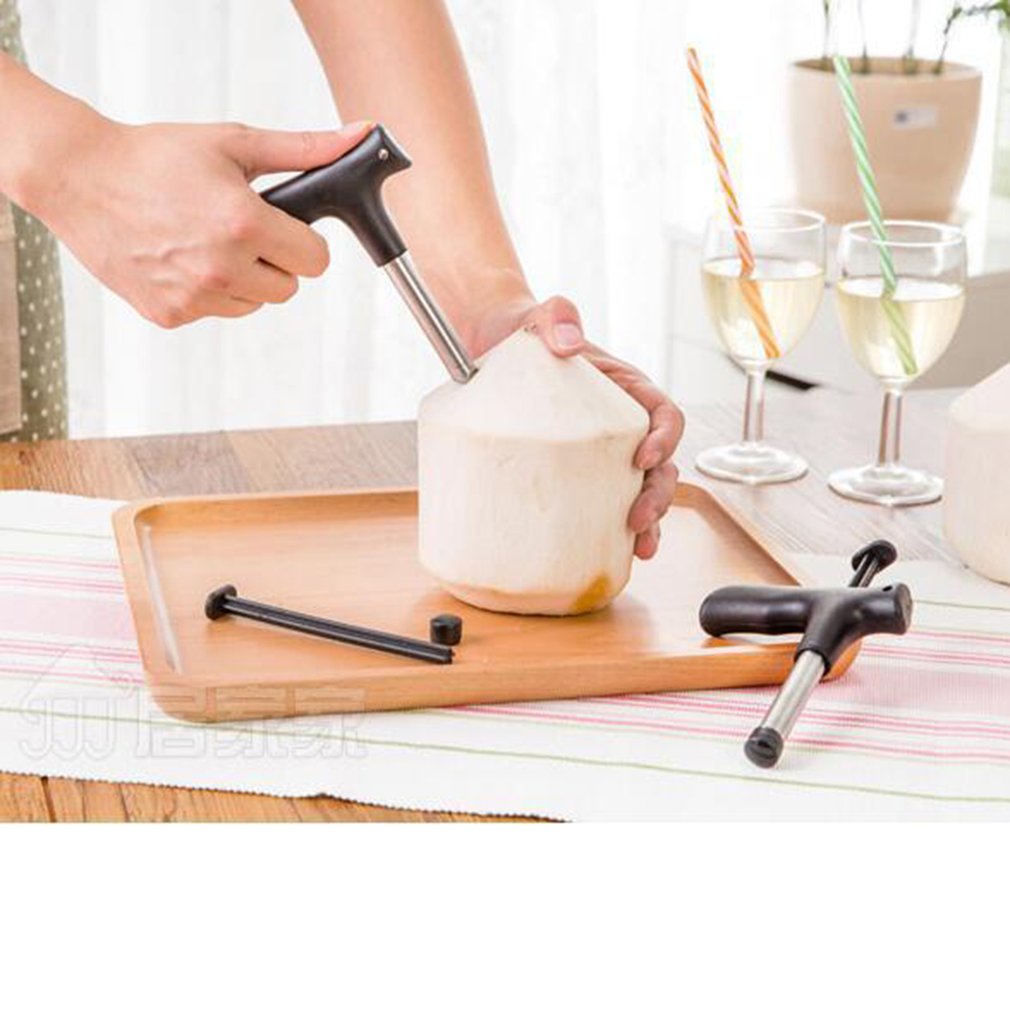 Coconut Opener Tool Water Punch Tap Practical Drill Straw Open Hole Cut Fruit Openers Tools