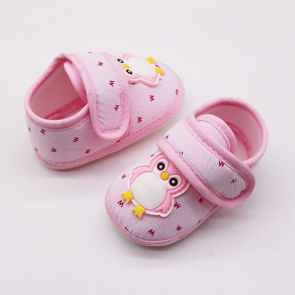 Arloneet Infant Pasgeboren Baby Meisjes Jongen Prewalker Pinguïn Cartoon Enkele Schoenen Non-Slip Soft Sole Baby Schoenen 20JUN25