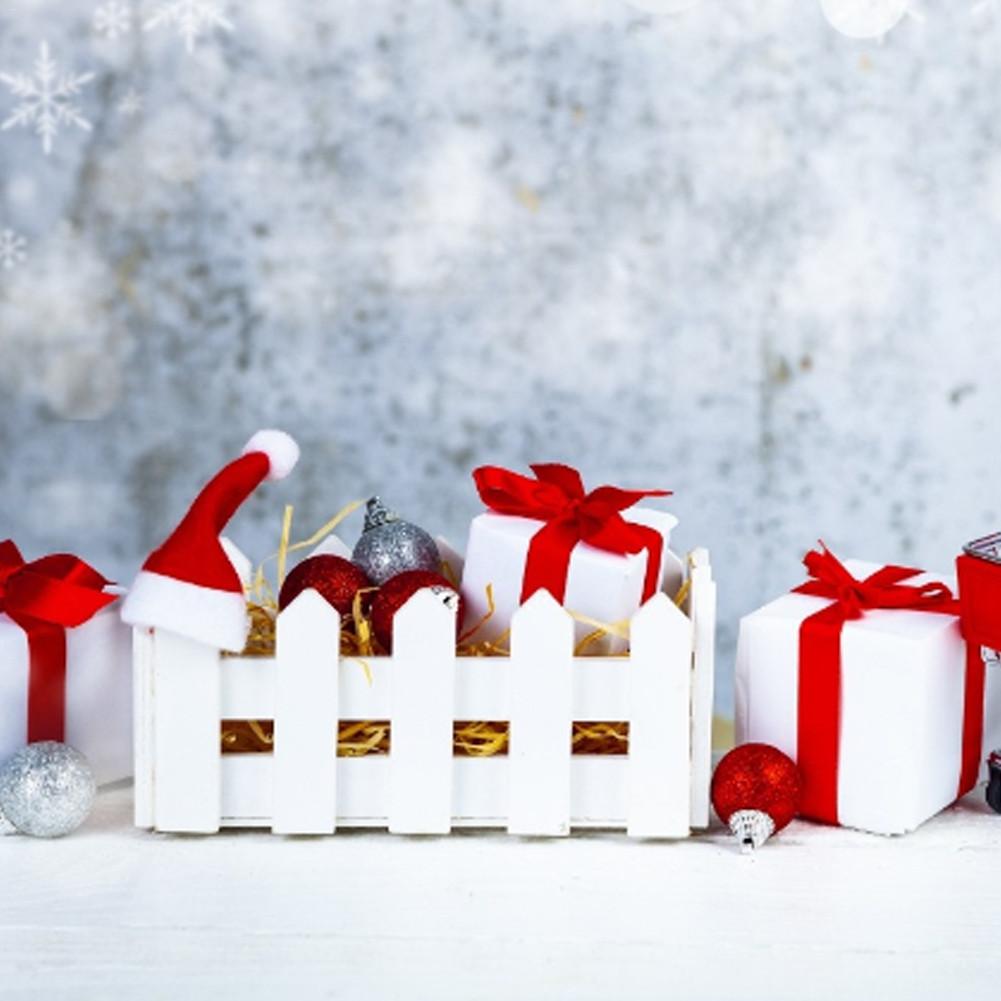 Christmas Tree Fence Courtyard Flower Garden Vegetable Indoor Garden Fence Kindergarten Showcase White Decor